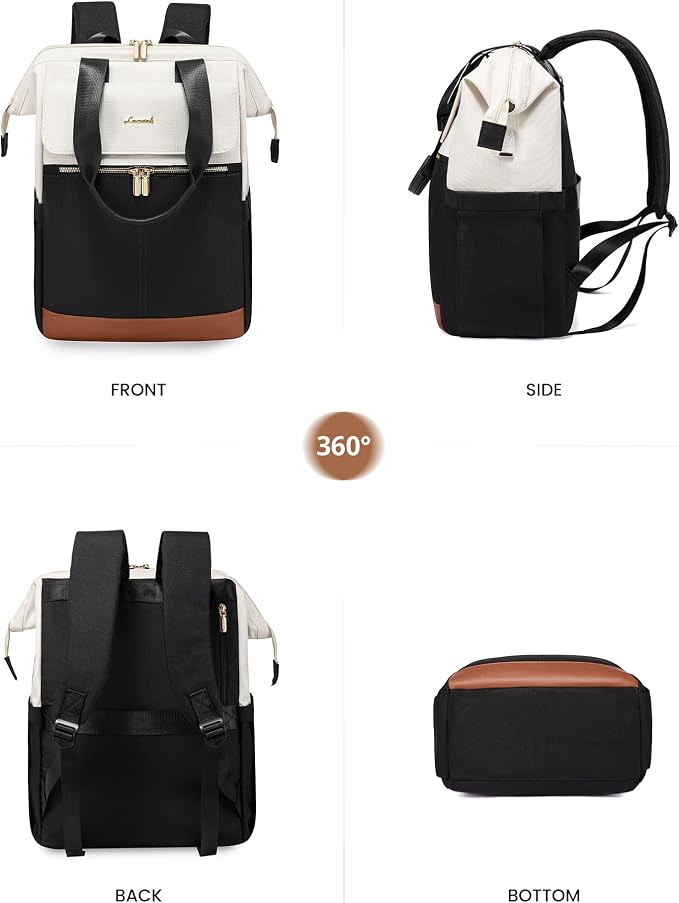 LOVEVOOK Laptop Backpack for Women, 15.6 Inch Work Laptop Bag - Image 9