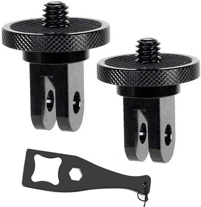 Aluminum Camera Tripod Adapter 1/4"-20 Conversion Adapter Mounts Compatible - Image 3