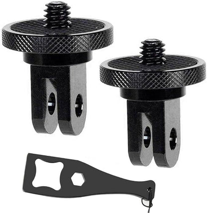 Aluminum Camera Tripod Adapter 1/4"-20 Conversion Adapter Mounts Compatible - Image 3