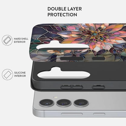 Compatible for Samsung Galaxy S25 FE 5G Case, Dual Layer Heavy Duty 2 in 1 - Image 2
