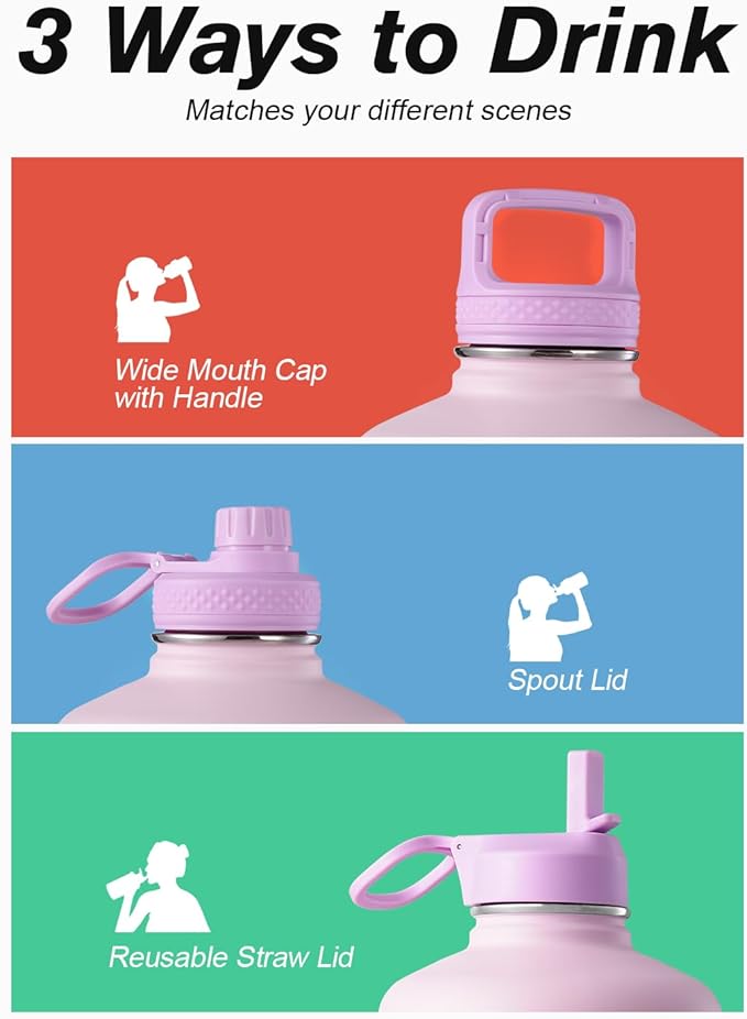 Coolflask 128 oz Gallon Water Bottle Insulated - Image 5