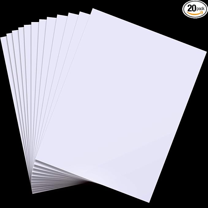 Mudder 20 Pieces Vinyl Siding Repair Kit 6 * 8 Inch Self Adhesive Fence Repair by Mudder