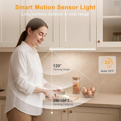 13inch Under Cabinet Lighting, 2500mAh Motion Sensor Light Indoor, USB - Image 3