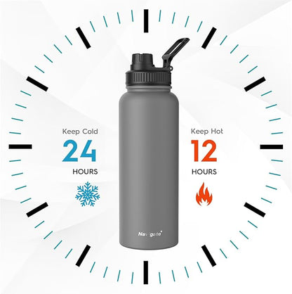 Navigate 40 oz Insulated Stainless Steel Sports Water Bottle - Image 2