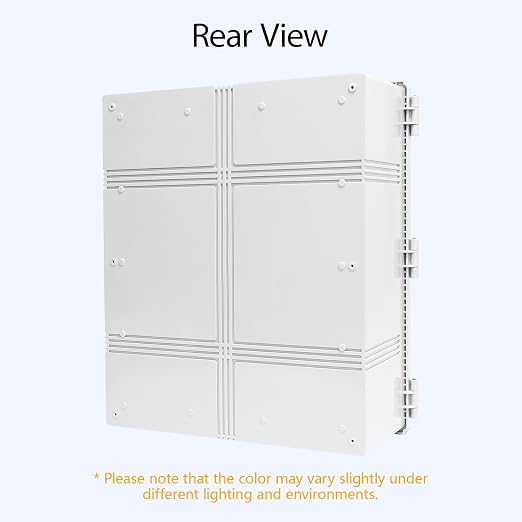 LeMotech Electrical Box, IP67 Waterproof Hinged Cover Stainless Steel Latch - Image 7