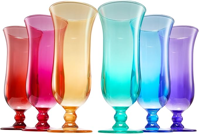 Unbreakable Pina Colada, Frozen Cocktails & Juice Glasses, Hurricane Glassware by TheWineSavant