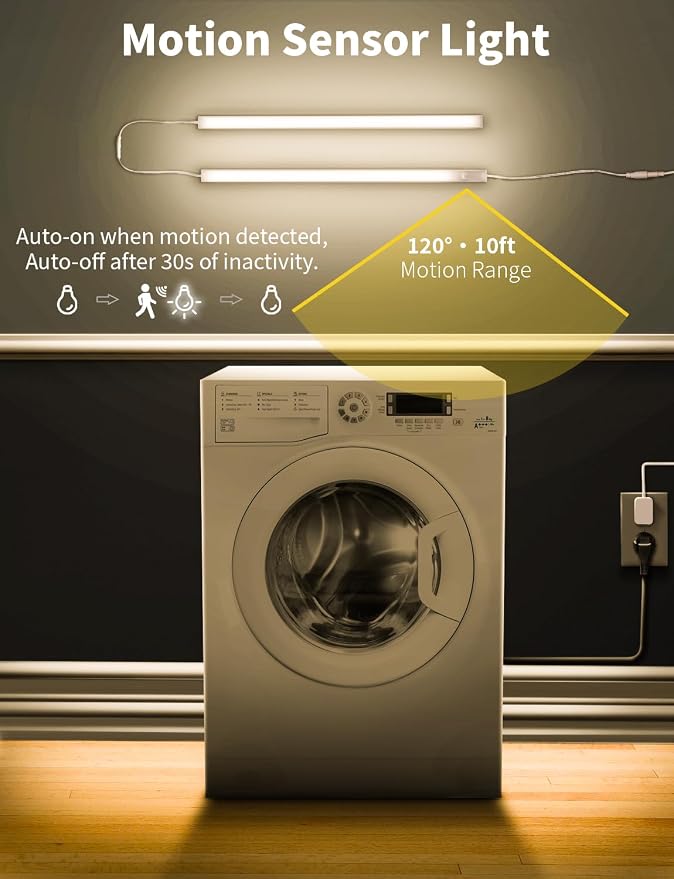 Under Cabinet Lighting Motion Sensor Indoor Plug in - Image 2