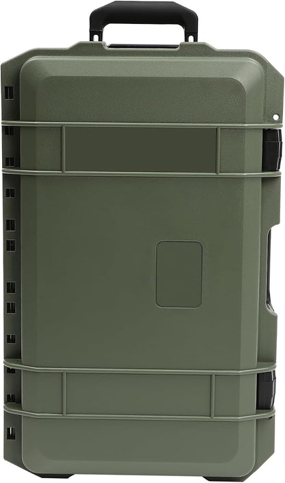 22" Weatherproof Hard Case Rolling Waterproof Case Dry Box - Image 7