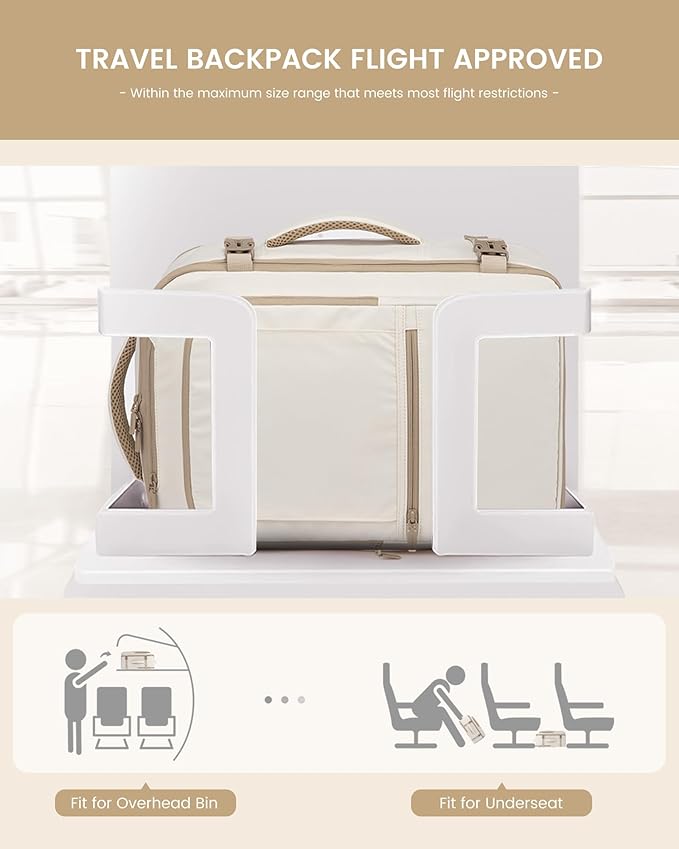LOVEVOOK Travel Backpack for Women & Men, 40L Large Carry On Backpack Airline - Image 5
