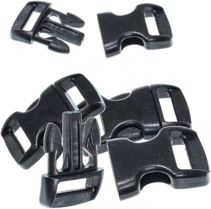 Black Plastic Side Release Buckles - Image 4
