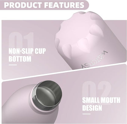 WATERSY Stainless Steel water bottles, 17oz/500ml Insulated Water Bottles - Image 5