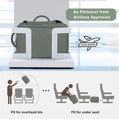 Hanples Travel Backpack as Personal Item Travel bag Flight Approved, 35L Carry - Image 3