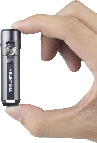 ThruNite Ti Mini Keychain Flashlight, USB-C Rechargeable EDC Pocket Light by ThruNite