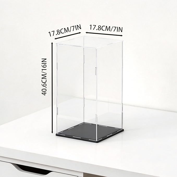 SVENJBB Display Case for Red Vine Bottle, Acrylic Box for Trophy and Toy Figures - Image 2