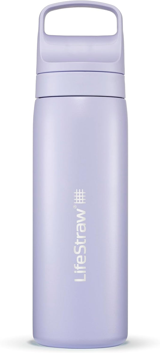 LifeStraw Go Series – Insulated Stainless Steel Water Filter Bottle by LifeStraw