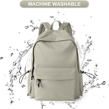 Purple School Backpack for Girls Water Resistant High School Book Bag Simple - Image 5