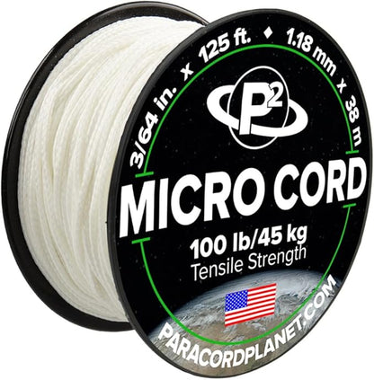 Paracord Planet Micro Paracord – Thin Braided Cord by ParacordPlanet