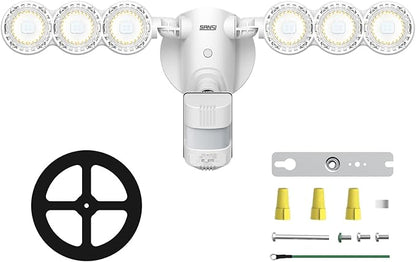 SANSI 45W 6000LM Motion Sensor Outdoor Lights, 5000K 600W Equiv LED Outdoor - Image 4