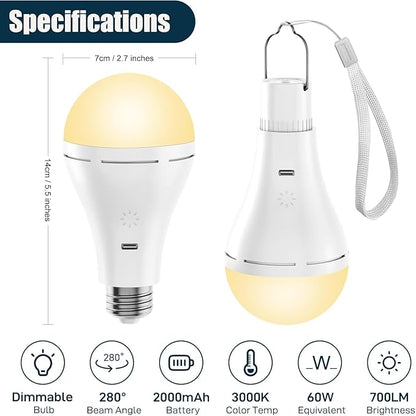 Brightown USB Rechargeable Light Bulb - Image 2