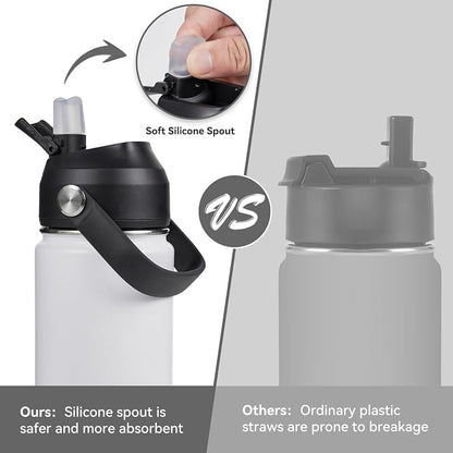 Fijinhom 24oz Insulated Stainless Steel Water Bottle, Wide Mouth Double Wall - Image 5