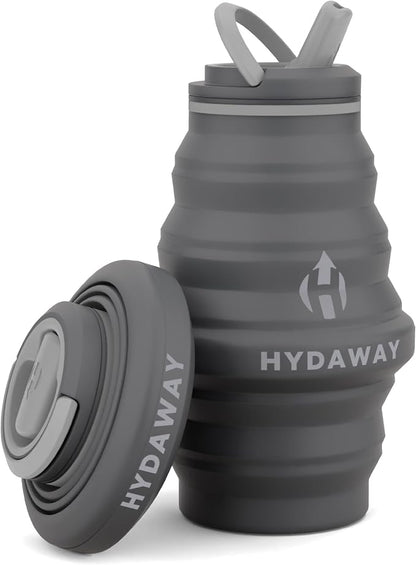 HYDAWAY 17oz Collapsible Water Bottle by HYDAWAY