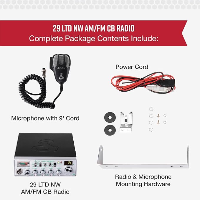 Cobra 29 NW AM/FM Classic Professional CB Radio - Image 6