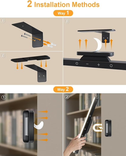 WILLED 3W Picture Lights for Wall, Rechargeable Battery Operated Picture Light - Image 7