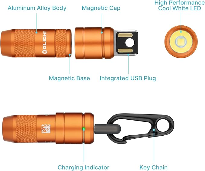 OLIGHT IMINI 2 EDC Rechargeable Keychain Flashlight, 50 Lumens Compact and - Image 9