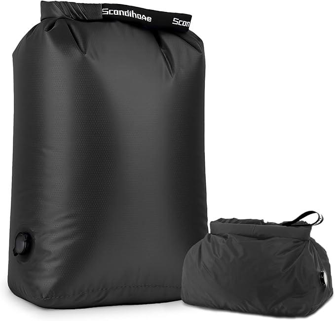 Travel Laundry Bag, Pump-free Vacuum Compression Dirty Clothes Bag, Large by EPEDAL24