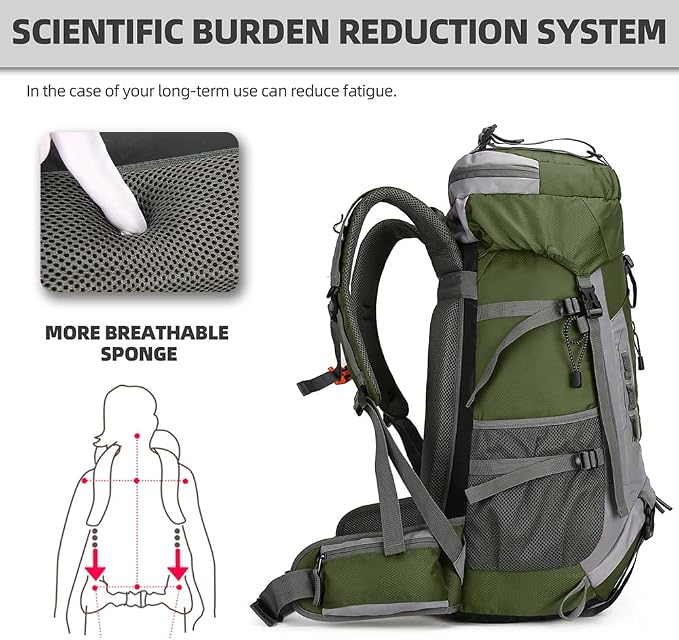 King'sGuard 60L Hiking Backpack - Image 2