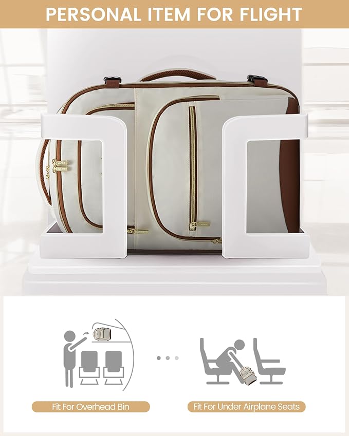 LOVEVOOK Travel Essentials Carry on Backpack 40L Travels Backpack - Image 4