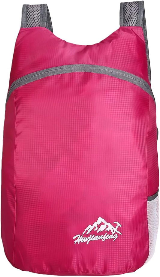 Ultra Lightweight Travel Foldable Backpack, Water Resistant Reusable Hiking by KZQUVM
