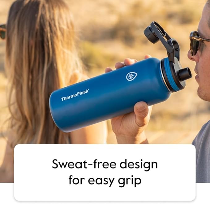 ThermoFlask 18 oz Double Wall Vacuum Insulated Stainless Steel Water Bottle - Image 7