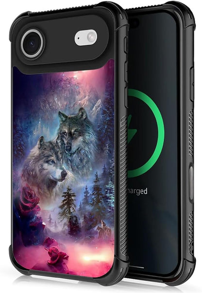 for iPhone 17 Air Case, for MagSafe Graphic Design for Girl Boy Soft Silicone by FKBRCL4U