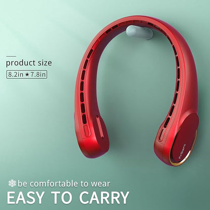 FrSara Neck Fan, Portable Fan Strong Wind, Upgraded 4000mAh, Upgraded Air Volume - Image 6