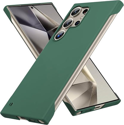 GRECAZO Slim Borderless for Samsung Galaxy S24 Ultra Phone Case 6.8" Ultra-Thin by GRECAZO