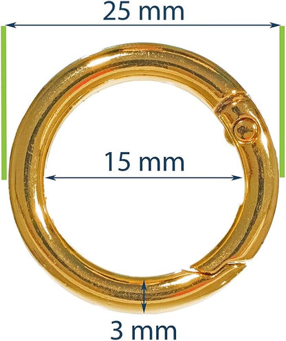 Paracord Planet Spring Gate O Rings – Available in 5/8 Inch, 3/4 Inch and 1 - Image 5