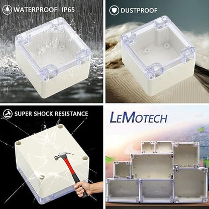 LeMotech ABS Plastic Junction Box Dustproof Waterproof IP65 Electrical - Image 7