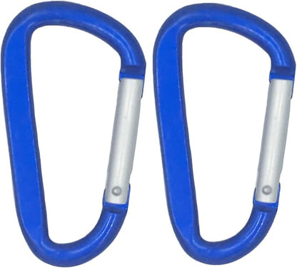 LESHIRY Large Carabiners Keychain 3" Aluminum D Shape Premium Durable D-Ring by LESHIRY