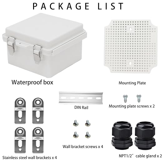 Outdoor Waterproof Electrical Box Junction Box Weatherproof IP67 ABS Plastic - Image 4