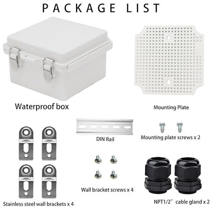 Outdoor Waterproof Electrical Box Junction Box Weatherproof IP67 ABS Plastic - Image 4