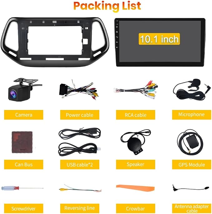 AWESAFE Android 13 Car Stereo for Jeep Compass 2017 2018 2019 2020, GPS - Image 7