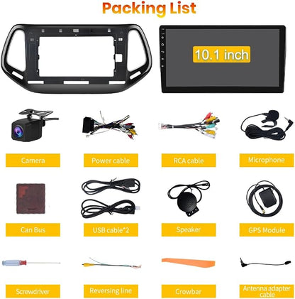 AWESAFE Android 13 Car Stereo for Jeep Compass 2017 2018 2019 2020, GPS - Image 7