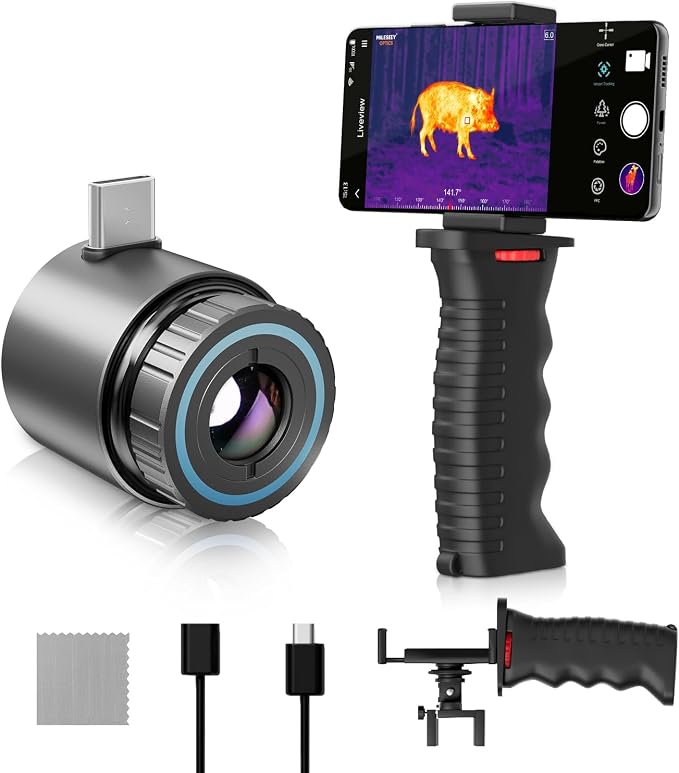 Thermal Monocular for Android, MILESEEY TNV30i Night Vision Thermal Scope by MiLESEEY