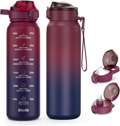 SLUXKE Insulated Water Bottle 32oz by SLUXKE