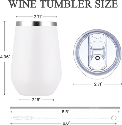 MEWAY 12oz Insulated Wine Tumbler - Image 6