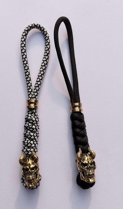 Knife Lanyards with Brass Beads, Paracord Lanyard, Tactical Lanyard - Image 2