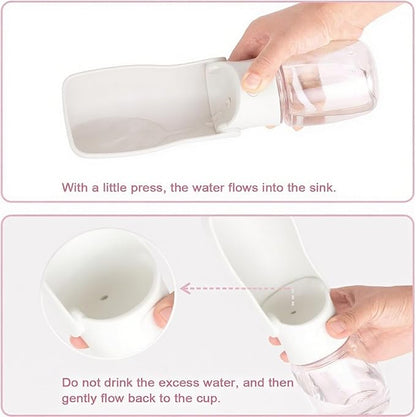 Portable Dog Water Bottle, Foldable Dog Water Bottle Leak Proof Dispenser - Image 4