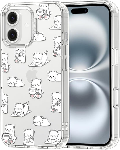 MOSNOVO for iPhone 16 Case, Shockproof Military-Grade Protection 6.6ft Drop by Mosnovo