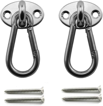 heyous 2 Set M6 Suspension Ceiling Wall Mount U Hook Anchor Hanger Stainless by heyous